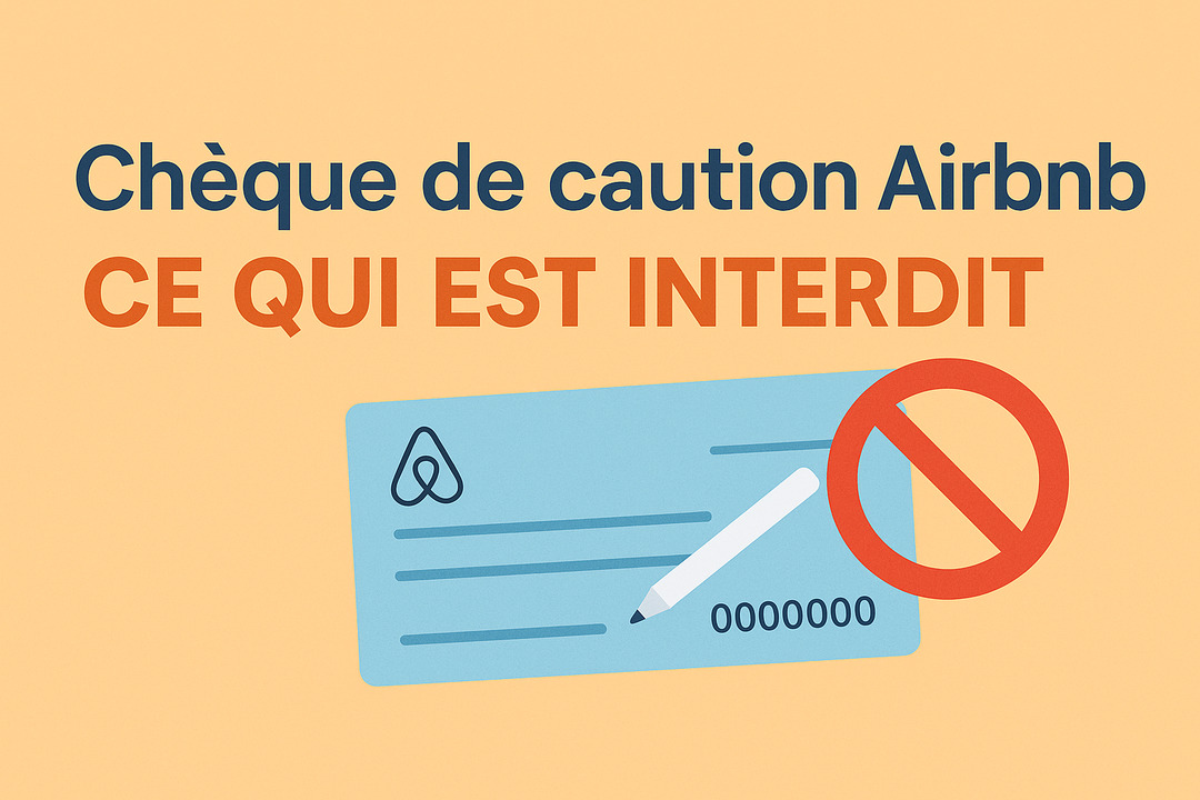 Chèque de caution Airbnb : ce qui est autorisé et interdit