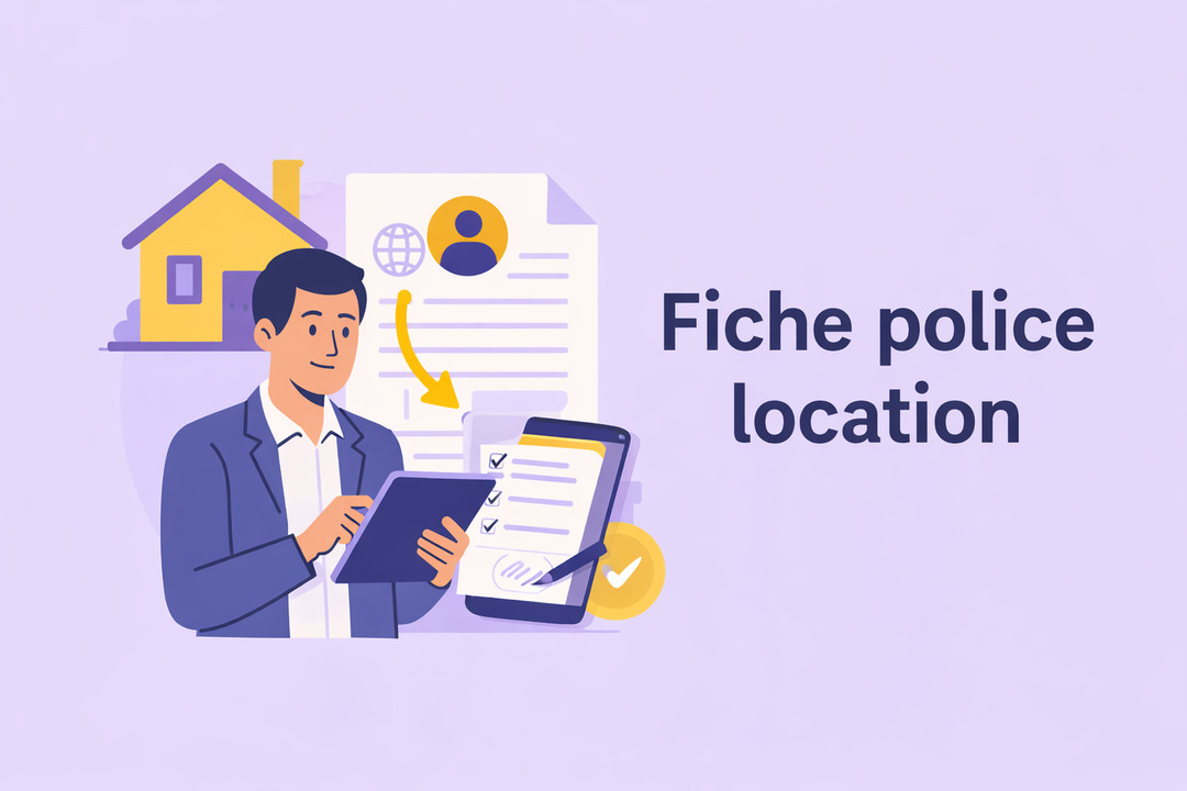 Fiche individuelle de police en meublé de tourisme : obligation, contenu et sanctions 