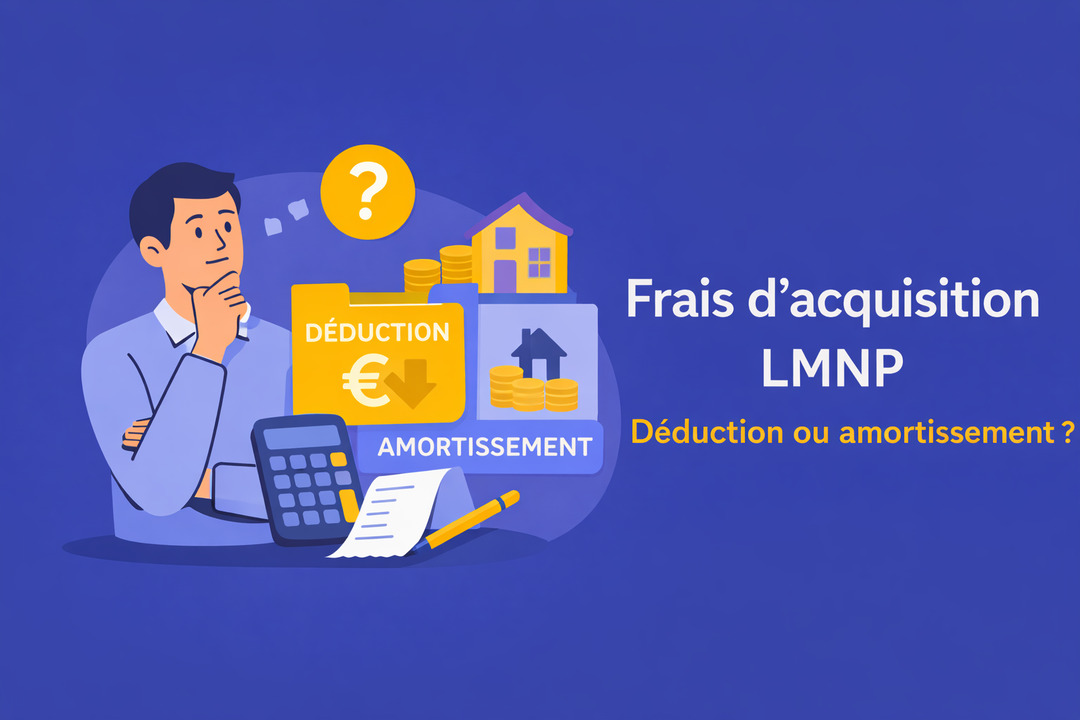Frais d'acquisition LMNP:  faut-il les déduire ou les amortir ?