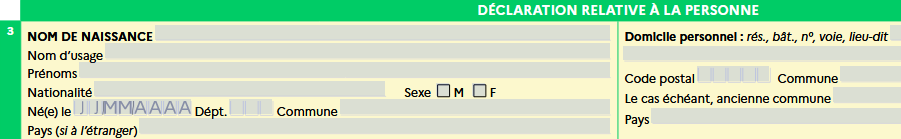 p0i case declaration relative a la personne