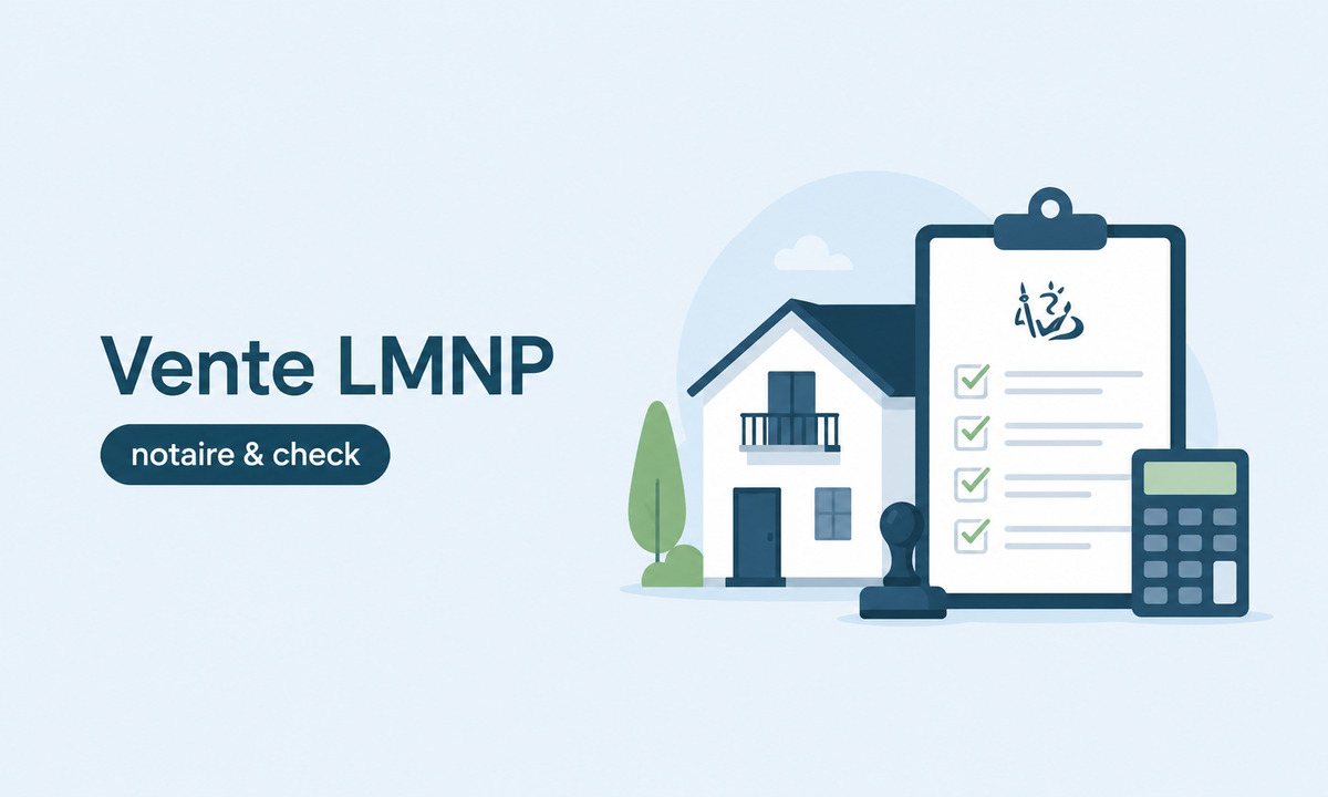 Notaire et LMNP en 2026 : la checklist pour ne pas se faire piéger à la vente
